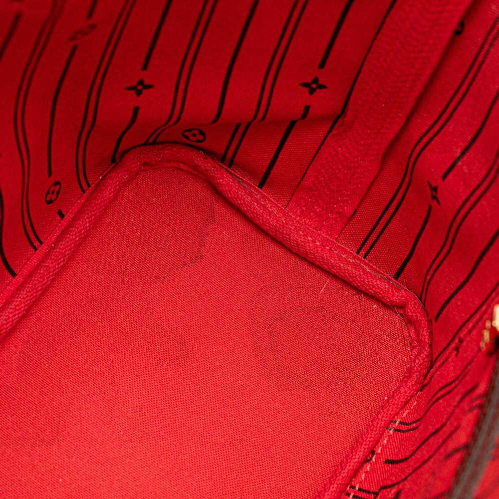 Louis Vuitton B Louis Vuitton Brown Damier Canvas Canvas Damier Ebene Neverfull PM France