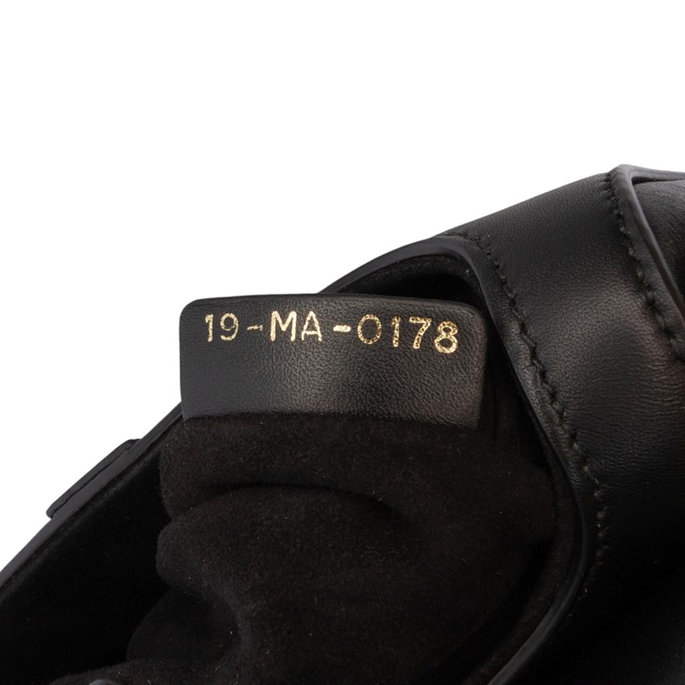 Christian Dior AB Dior Black Calf Leather Mini Smooth skin Saddle Bag Italy