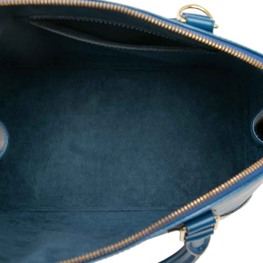 Louis Vuitton B Louis Vuitton Blue Epi Leather Leather Epi Alma PM France