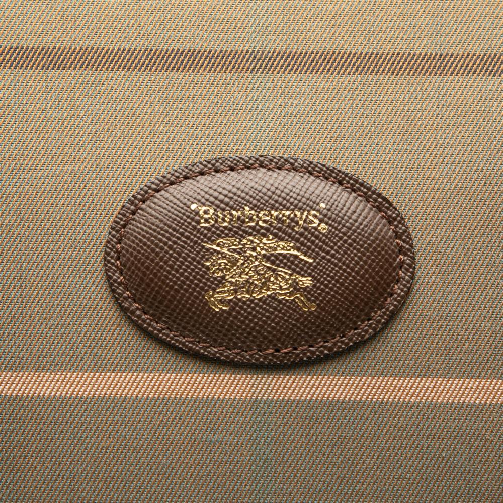 Burberry B Burberry Brown Light Brown Canvas Fabric Vintage Check Handbag United Kingdom
