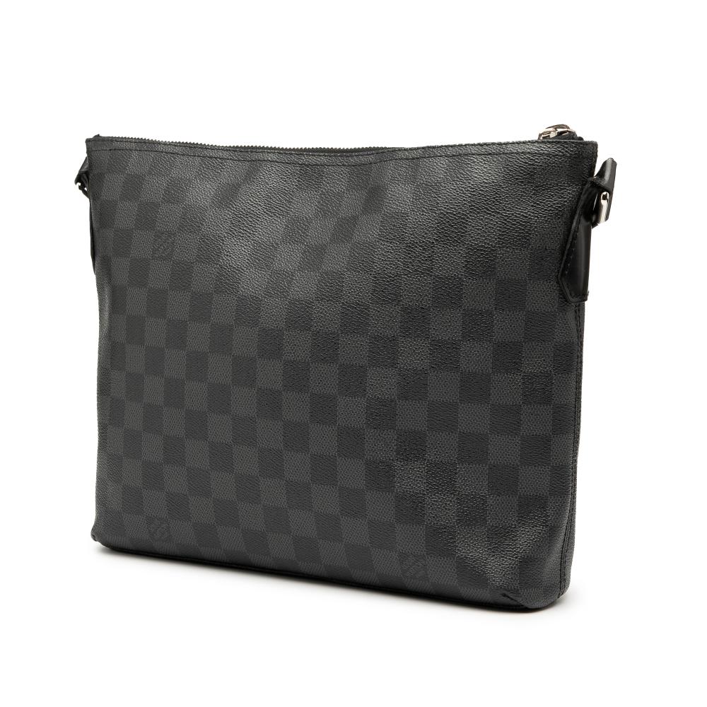 Louis Vuitton AB Louis Vuitton Black Damier Canvas Fabric Damier Graphite Mick PM France
