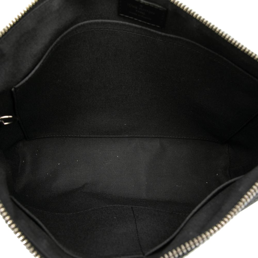 Louis Vuitton AB Louis Vuitton Black Damier Canvas Fabric Damier Graphite Mick PM France