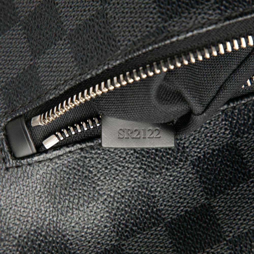 Louis Vuitton AB Louis Vuitton Black Damier Canvas Fabric Damier Graphite Mick PM France