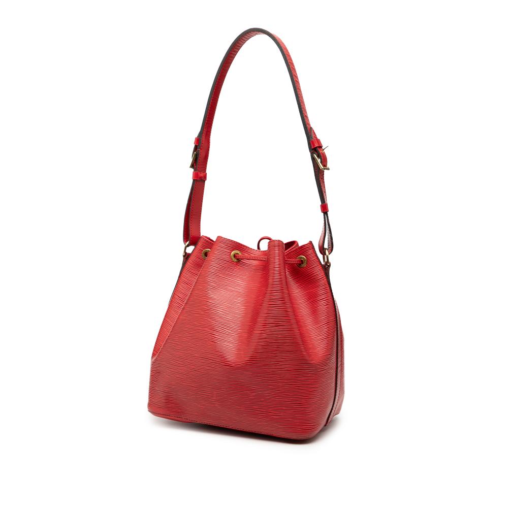 Louis Vuitton B Louis Vuitton Red Epi Leather Leather Epi Petit Noe France