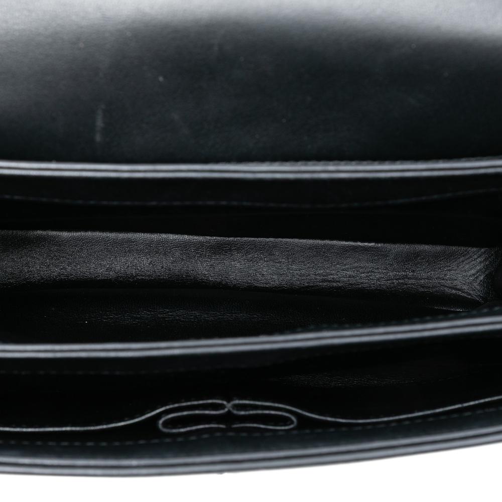 Chanel B Chanel Black Lambskin Leather Leather Small Lambskin Trendy CC Top Handle Bag Italy