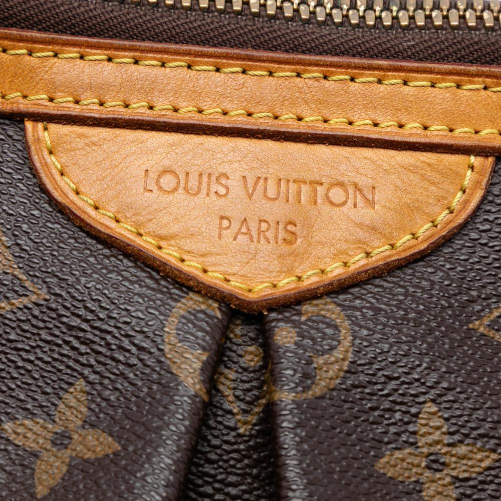 Louis Vuitton B Louis Vuitton Brown Monogram Canvas Fabric Monogram Palermo PM France