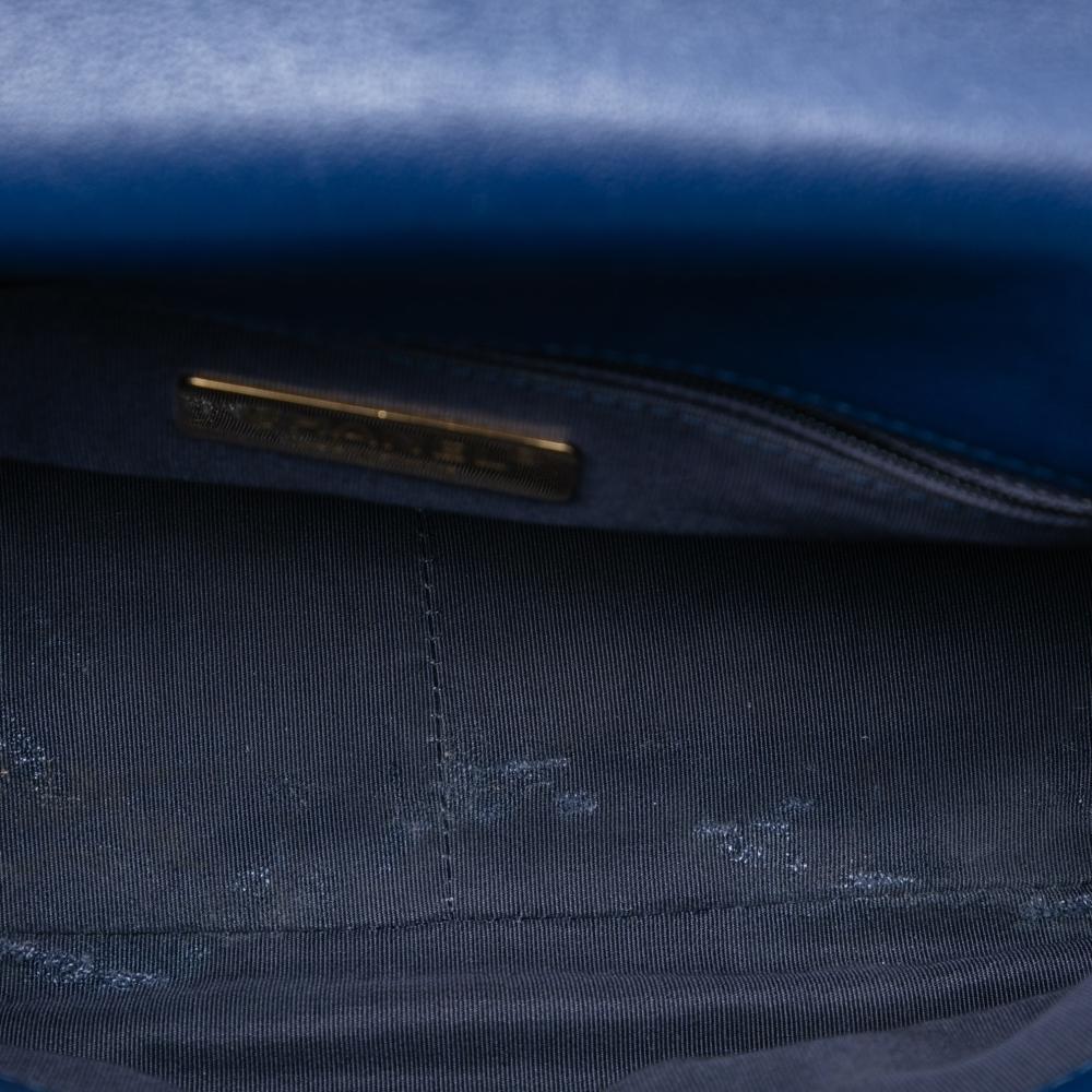 Chanel B Chanel Blue Dark Blue Lambskin Leather Leather Medium Lambskin 19 Flap France
