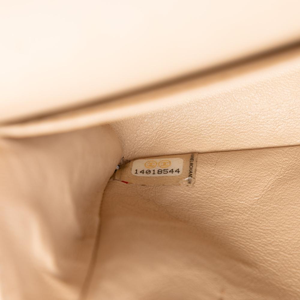 Chanel B Chanel Brown Beige Caviar Leather Leather Medium Classic Caviar Double Flap France