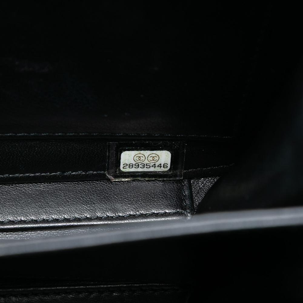 Chanel AB Chanel Black Caviar Leather Leather Mini Caviar CC Filigree Vanity Case Italy