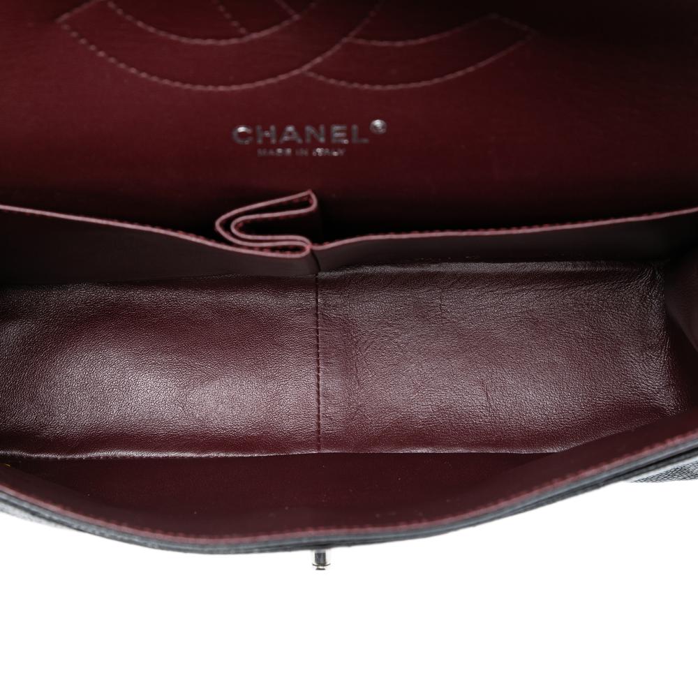 Chanel AB Chanel Black Caviar Leather Leather Jumbo Classic Caviar Double Flap Italy