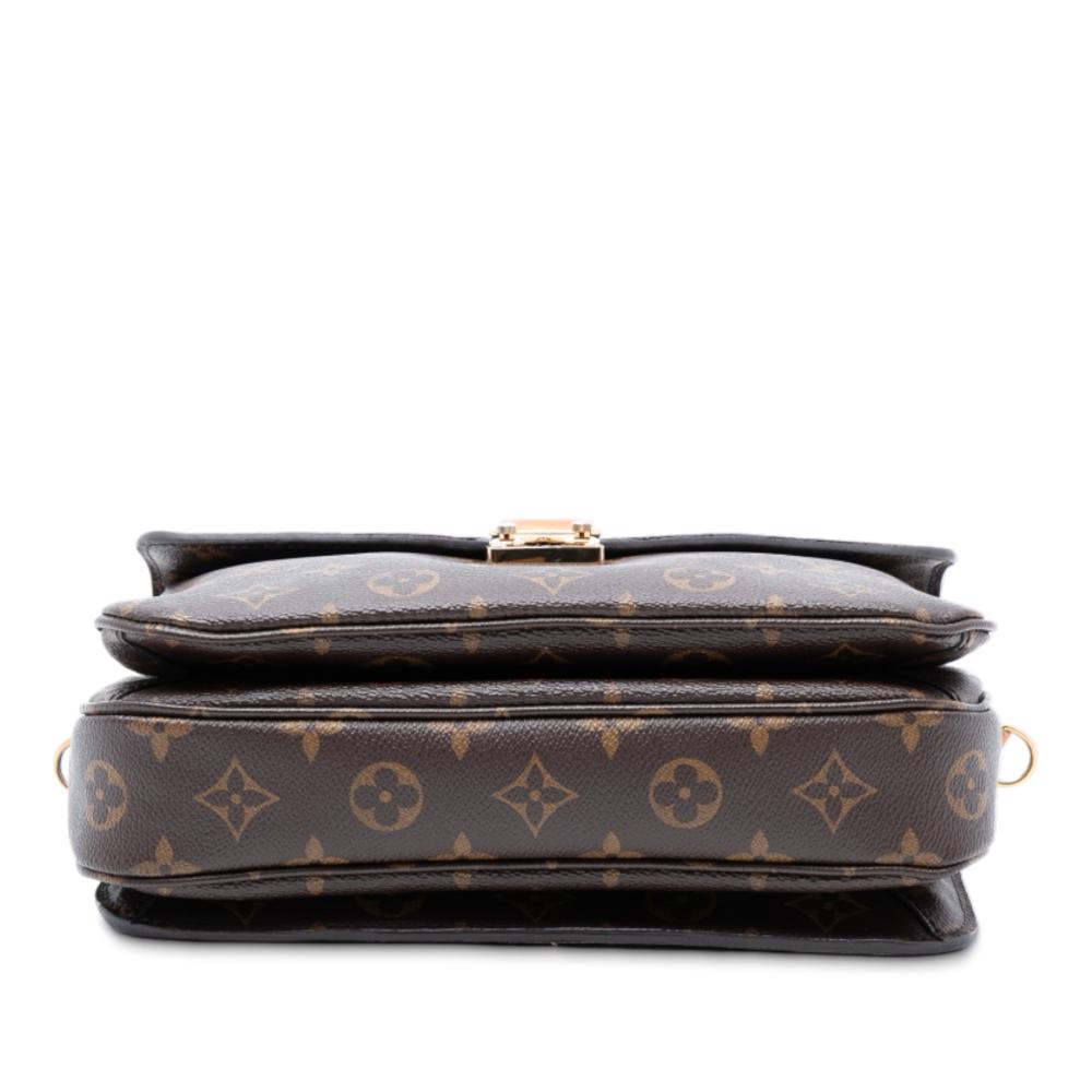 Louis Vuitton B Louis Vuitton Brown Monogram Canvas Fabric Monogram Pochette Metis Spain