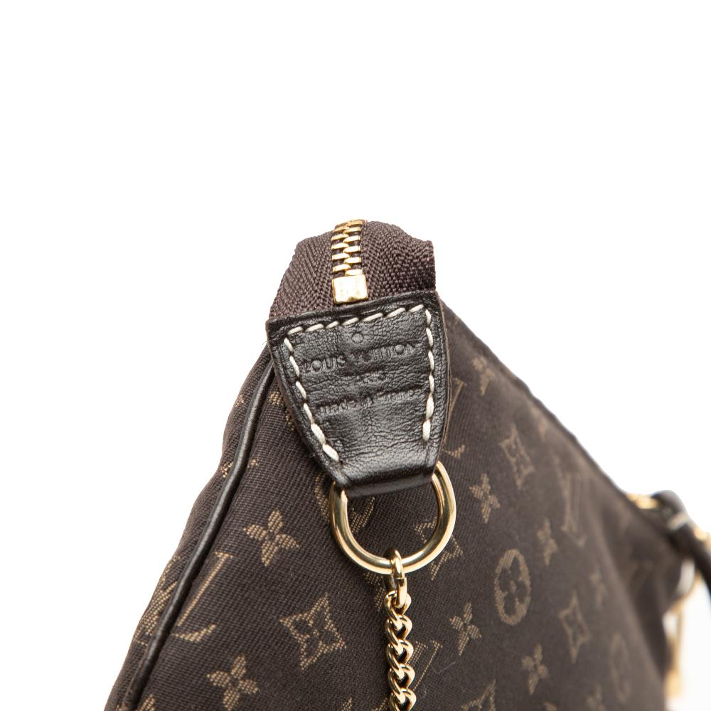 Louis Vuitton B Louis Vuitton Brown Dark Brown Canvas Fabric Monogram Idylle Mini Pochette Accessoires France