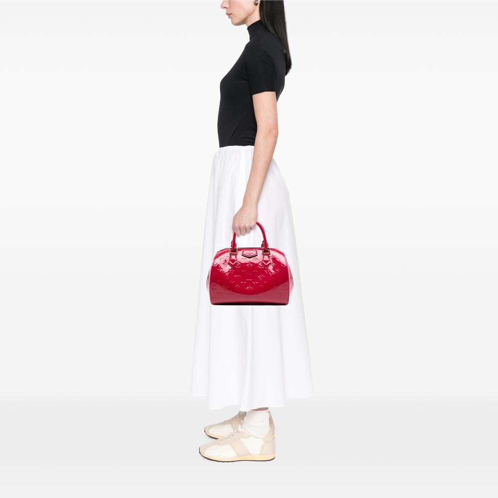 Louis Vuitton B Louis Vuitton Pink Vernis Leather Leather Monogram Vernis Montana France