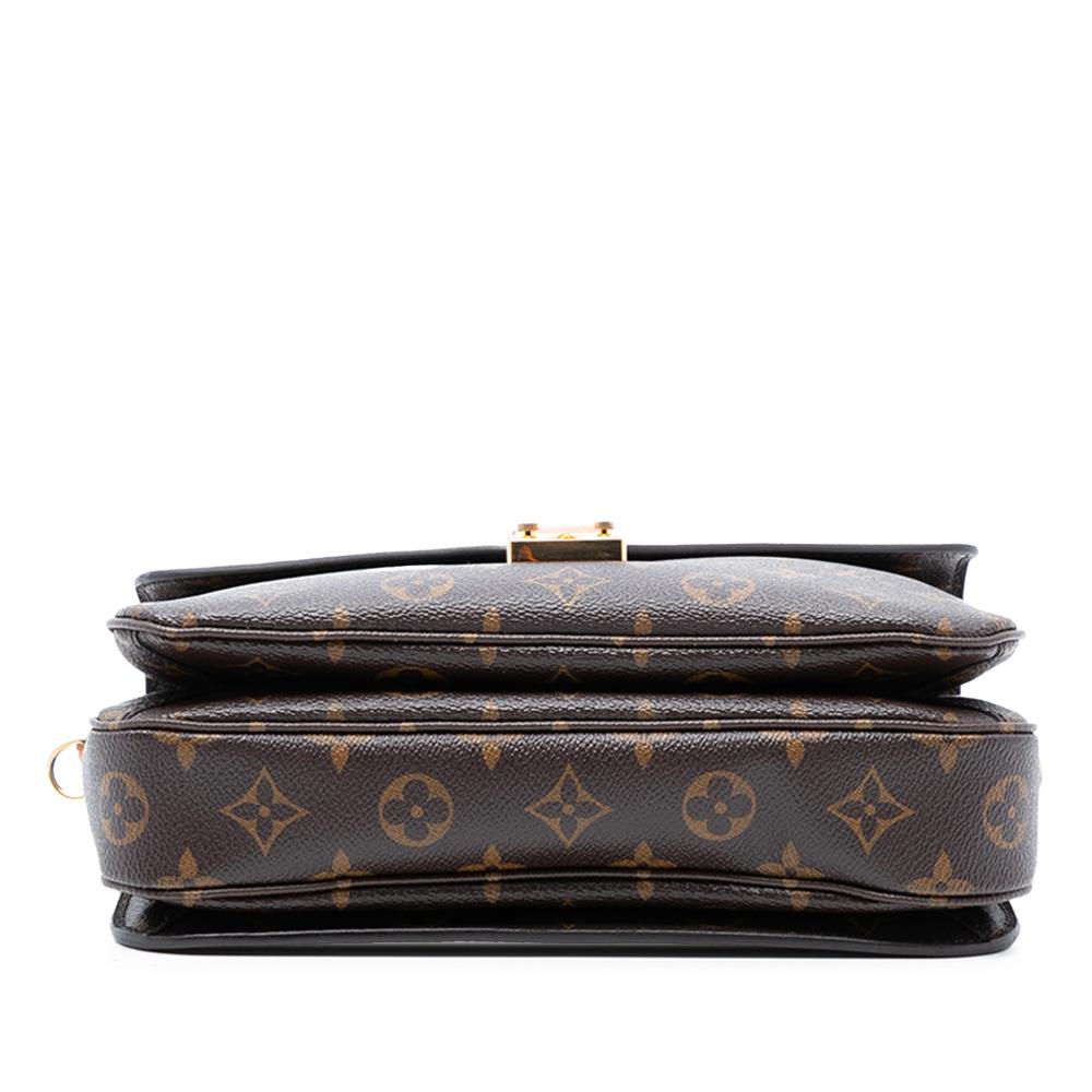Louis Vuitton B Louis Vuitton Brown Monogram Canvas Fabric Monogram Pochette Metis France
