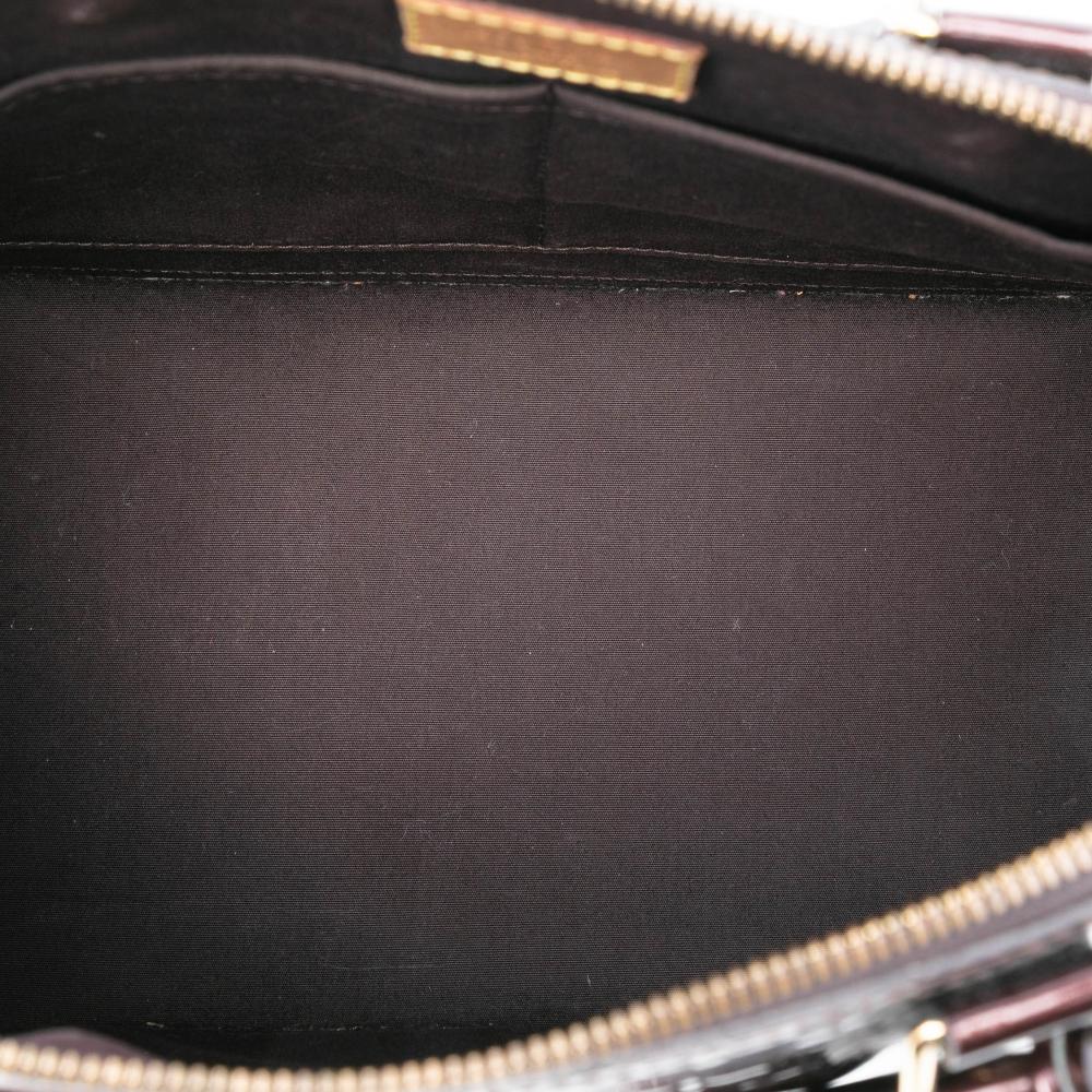 Louis Vuitton B Louis Vuitton Purple Vernis Leather Leather Monogram Vernis Alma PM France