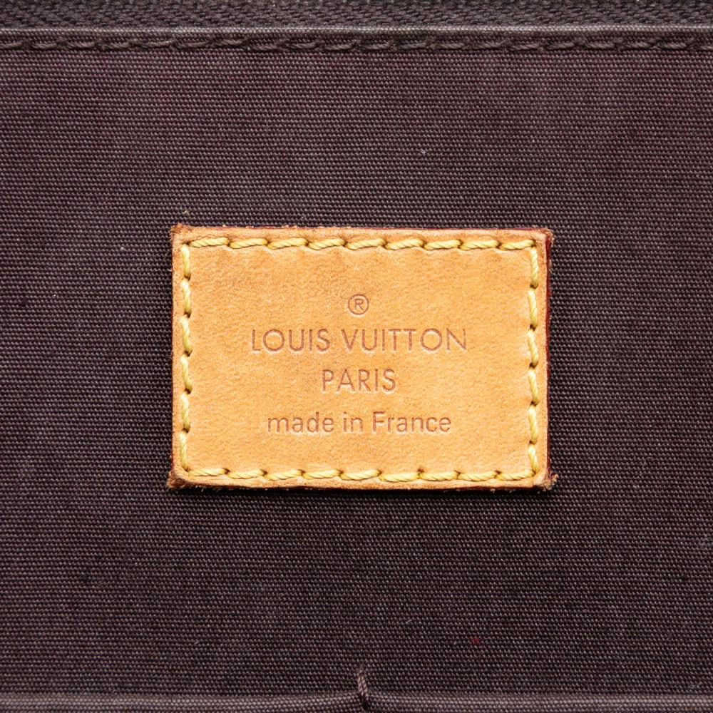 Louis Vuitton B Louis Vuitton Purple Vernis Leather Leather Monogram Vernis Alma PM France