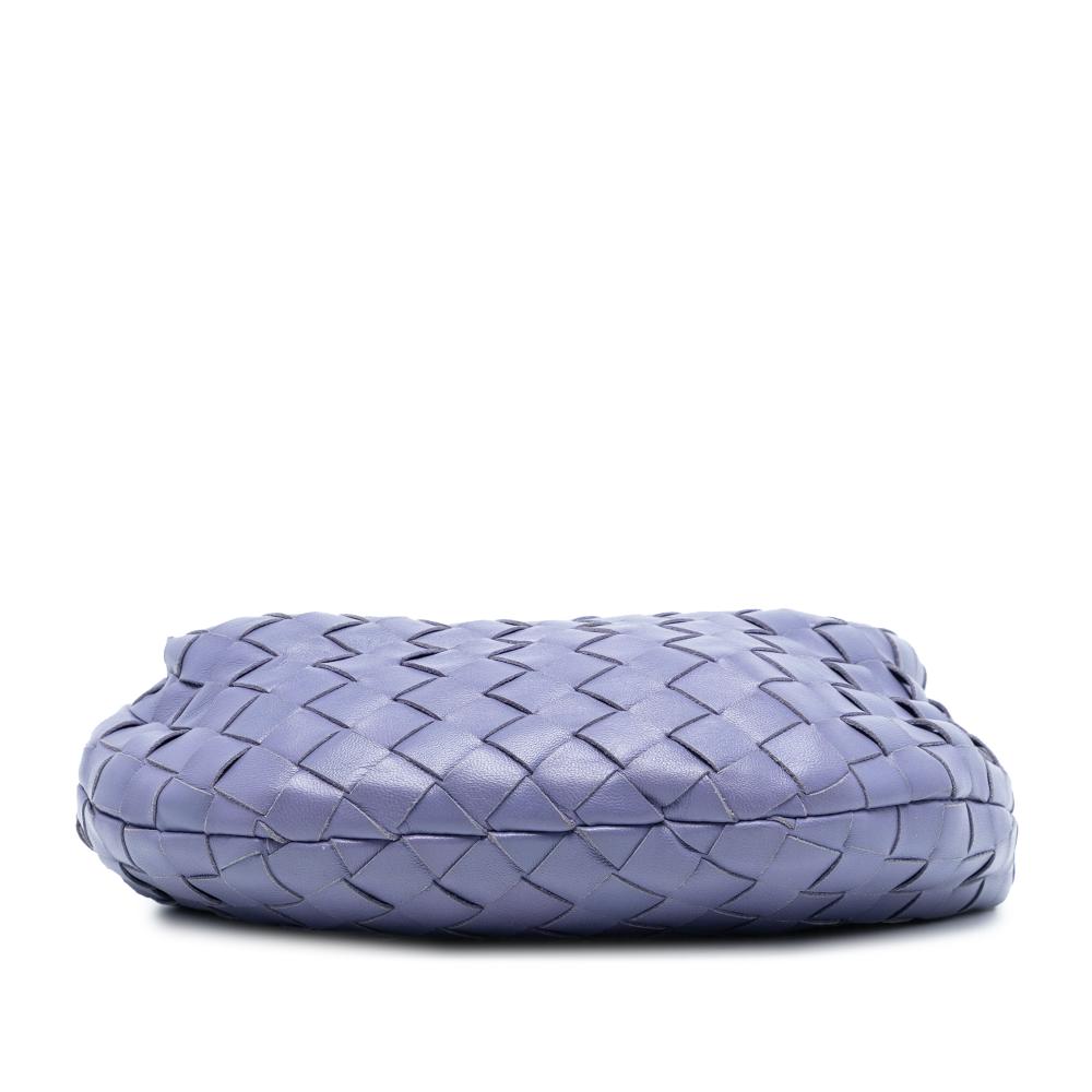 Bottega Veneta B Bottega Veneta Purple Lavender Nappa Leather Leather Mini Nappa Intrecciato Jodie Italy