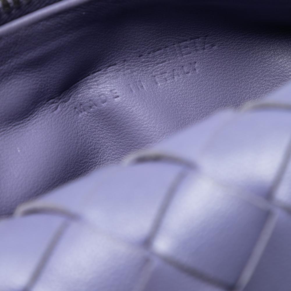 Bottega Veneta B Bottega Veneta Purple Lavender Nappa Leather Leather Mini Nappa Intrecciato Jodie Italy