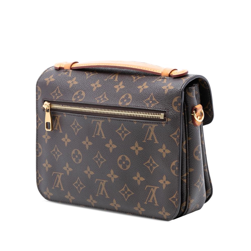 Louis Vuitton AB Louis Vuitton Brown Monogram Canvas Fabric Monogram Pochette Metis France