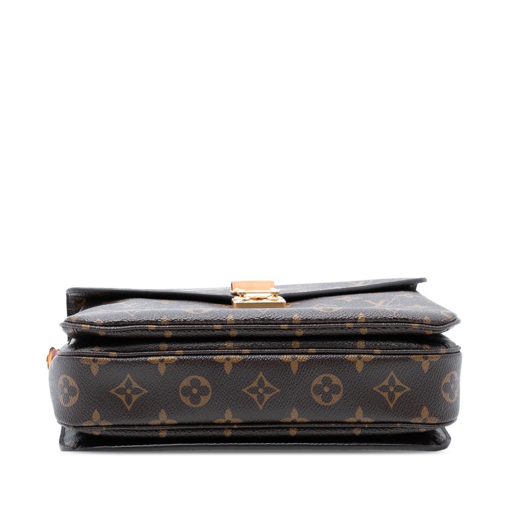 Louis Vuitton AB Louis Vuitton Brown Monogram Canvas Fabric Monogram Pochette Metis France