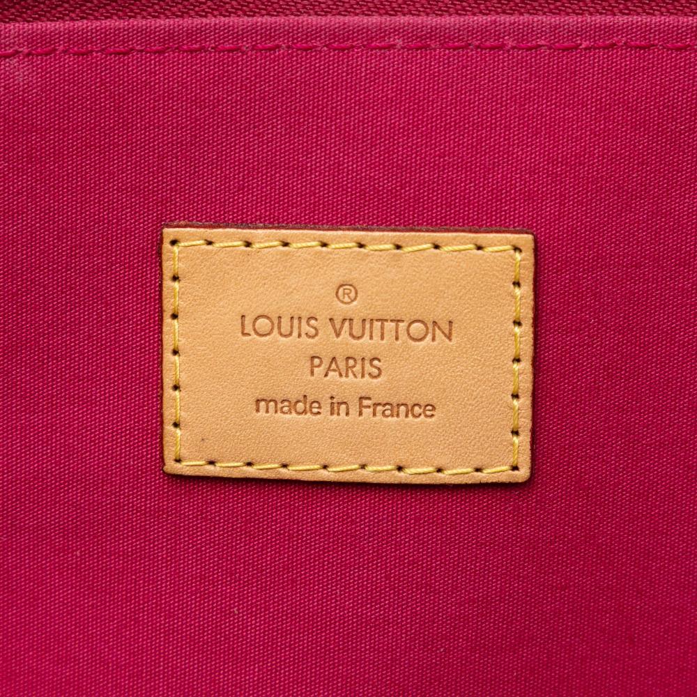 Louis Vuitton B Louis Vuitton Red Vernis Leather Leather Monogram Vernis Alma PM France