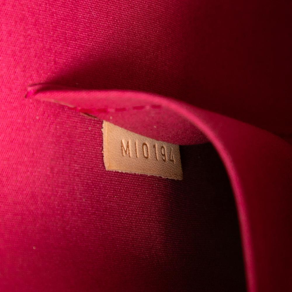 Louis Vuitton B Louis Vuitton Red Vernis Leather Leather Monogram Vernis Alma PM France