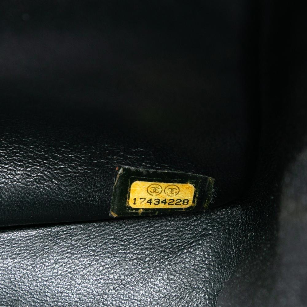 Chanel AB Chanel Black Patent Leather Leather Jumbo Classic Patent Double Flap Italy