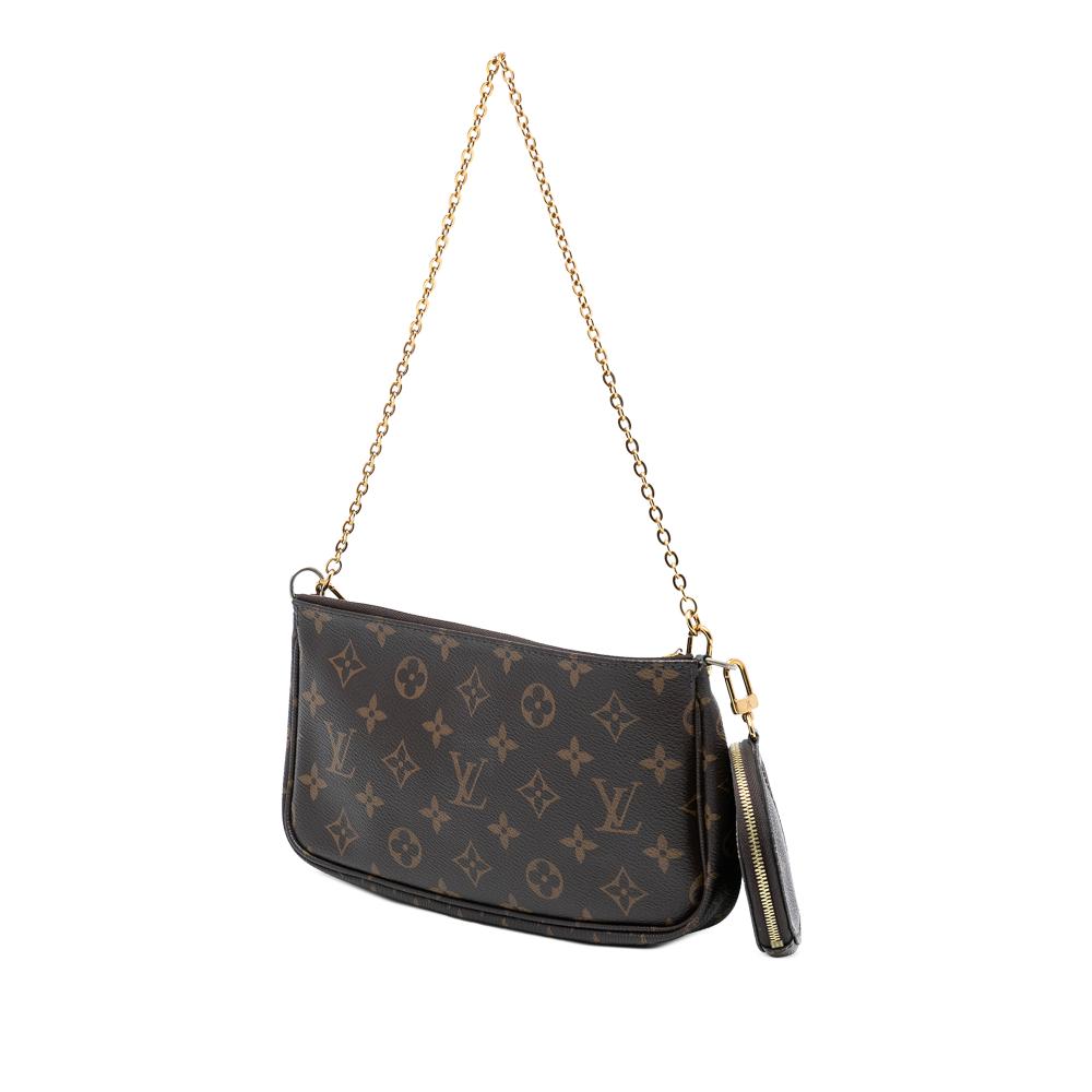 Louis Vuitton B Louis Vuitton Brown Monogram Canvas Fabric Monogram Multi Pochette Accessoires France