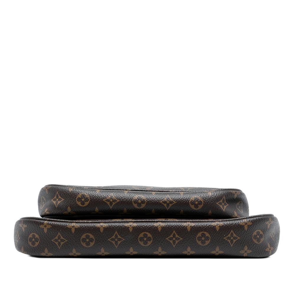 Louis Vuitton B Louis Vuitton Brown Monogram Canvas Fabric Monogram Multi Pochette Accessoires France