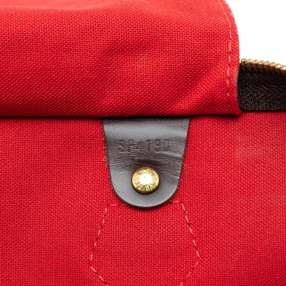 Louis Vuitton B Louis Vuitton Brown Damier Canvas Fabric Damier Ebene Speedy 35 France