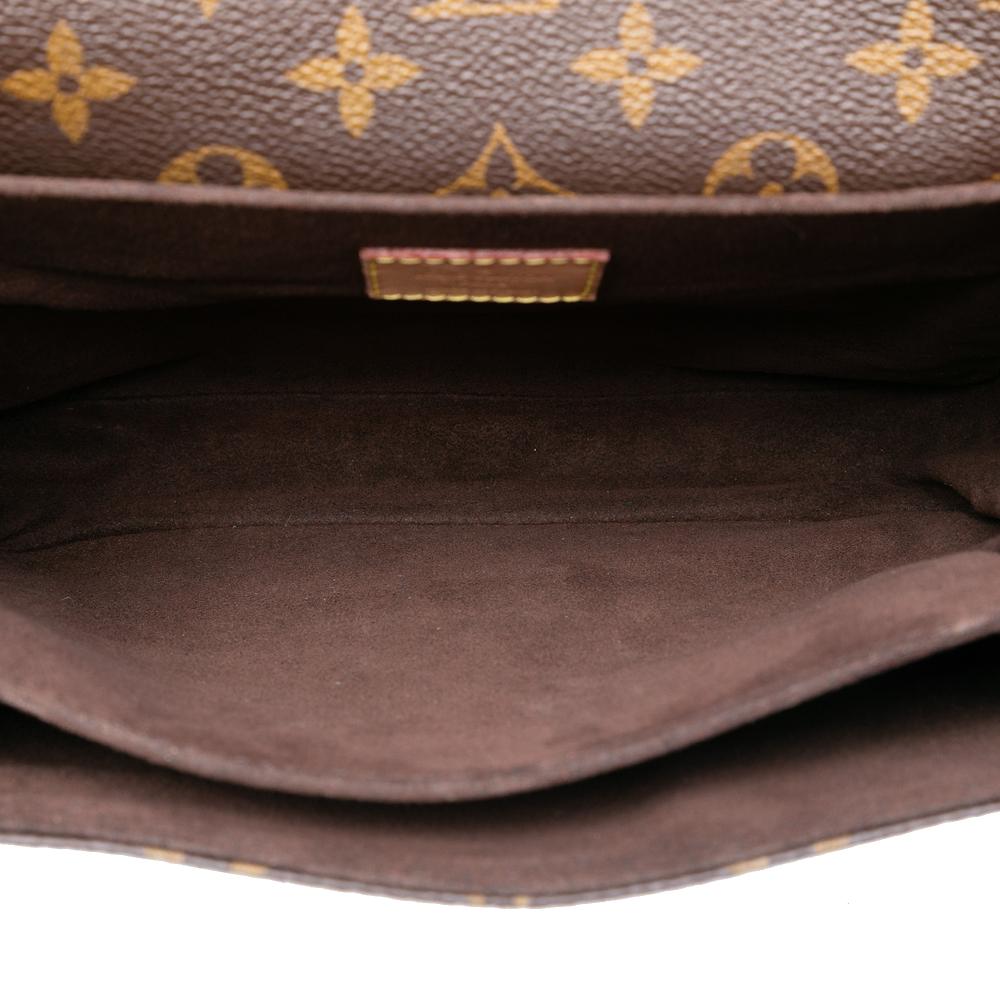 Louis Vuitton B Louis Vuitton Brown Monogram Canvas Fabric Monogram Pochette Metis France