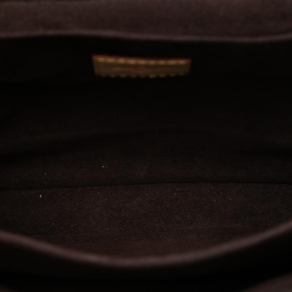 Louis Vuitton B Louis Vuitton Brown Monogram Canvas Fabric Monogram Pochette Metis France