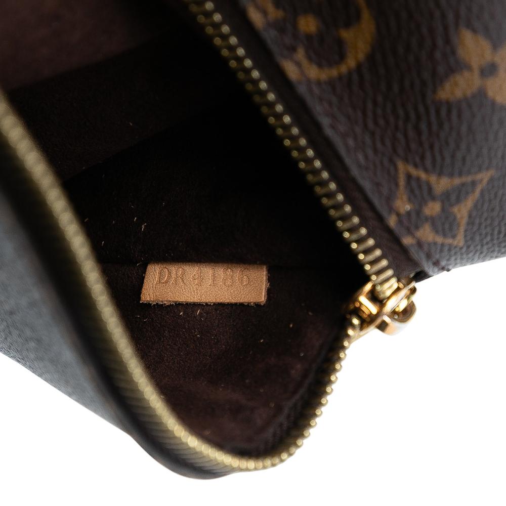 Louis Vuitton B Louis Vuitton Brown Monogram Canvas Fabric Monogram Pochette Metis France