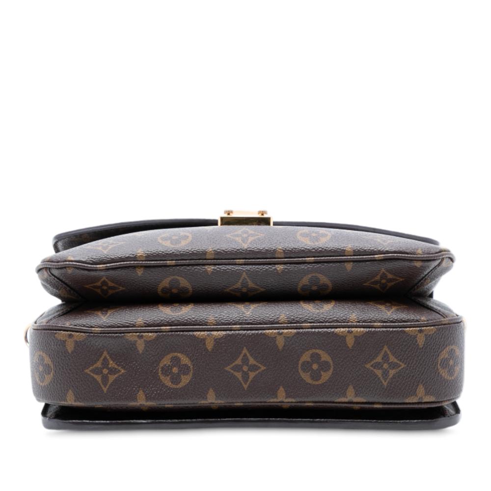 Louis Vuitton B Louis Vuitton Brown Monogram Canvas Fabric Monogram Pochette Metis Spain
