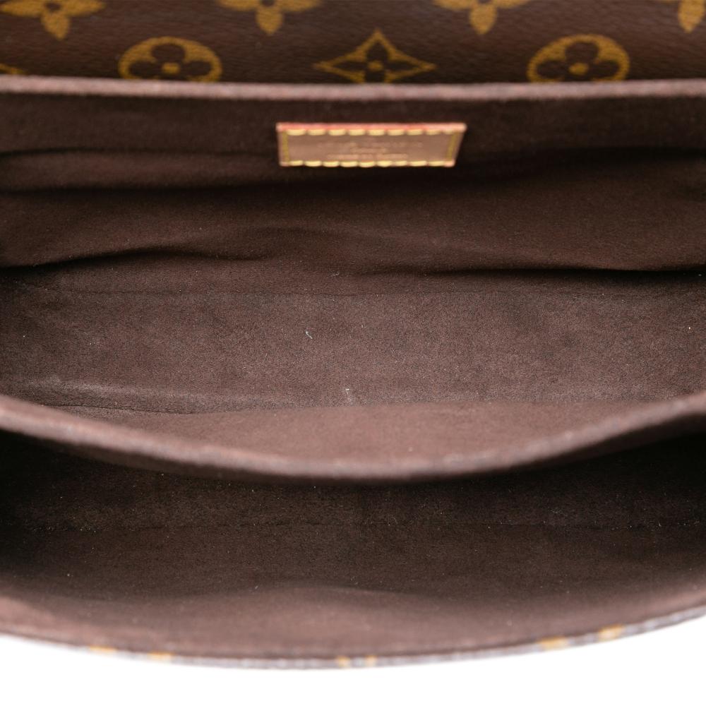 Louis Vuitton B Louis Vuitton Brown Monogram Canvas Fabric Monogram Pochette Metis Spain