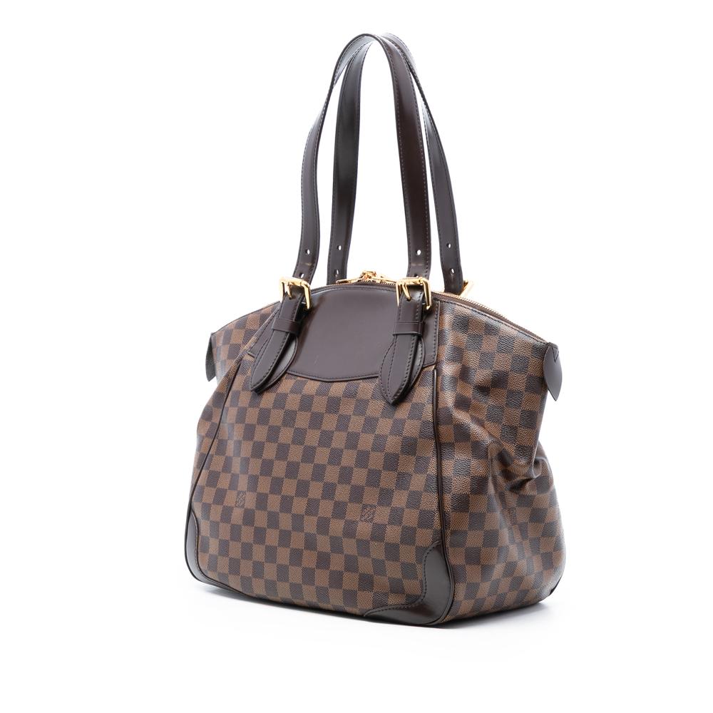 Louis Vuitton B Louis Vuitton Brown Damier Canvas Fabric Damier Ebene Verona GM France