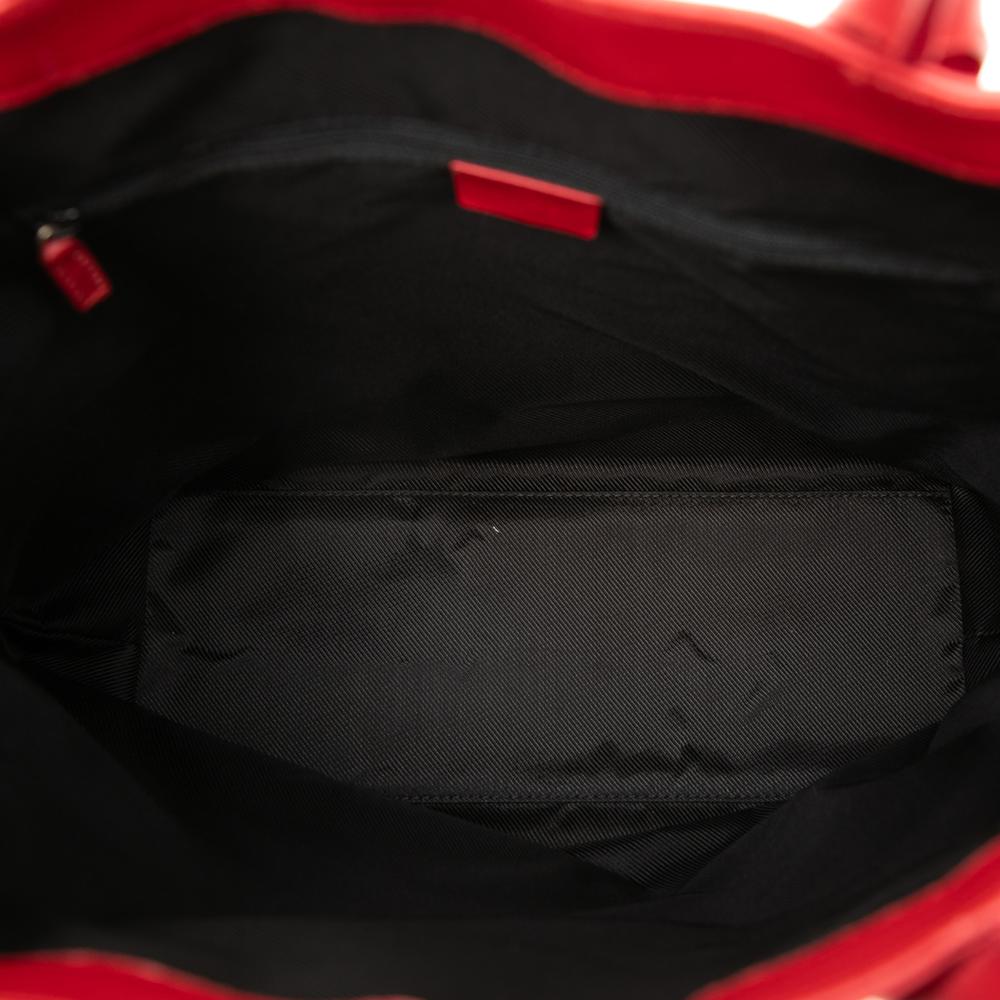 Gucci B Gucci Gray Canvas Fabric GG Tote Italy