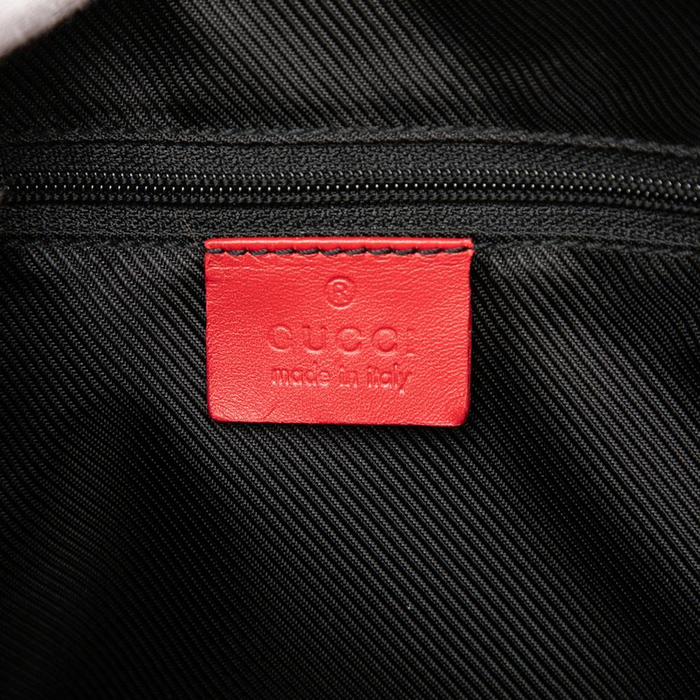 Gucci B Gucci Gray Canvas Fabric GG Tote Italy