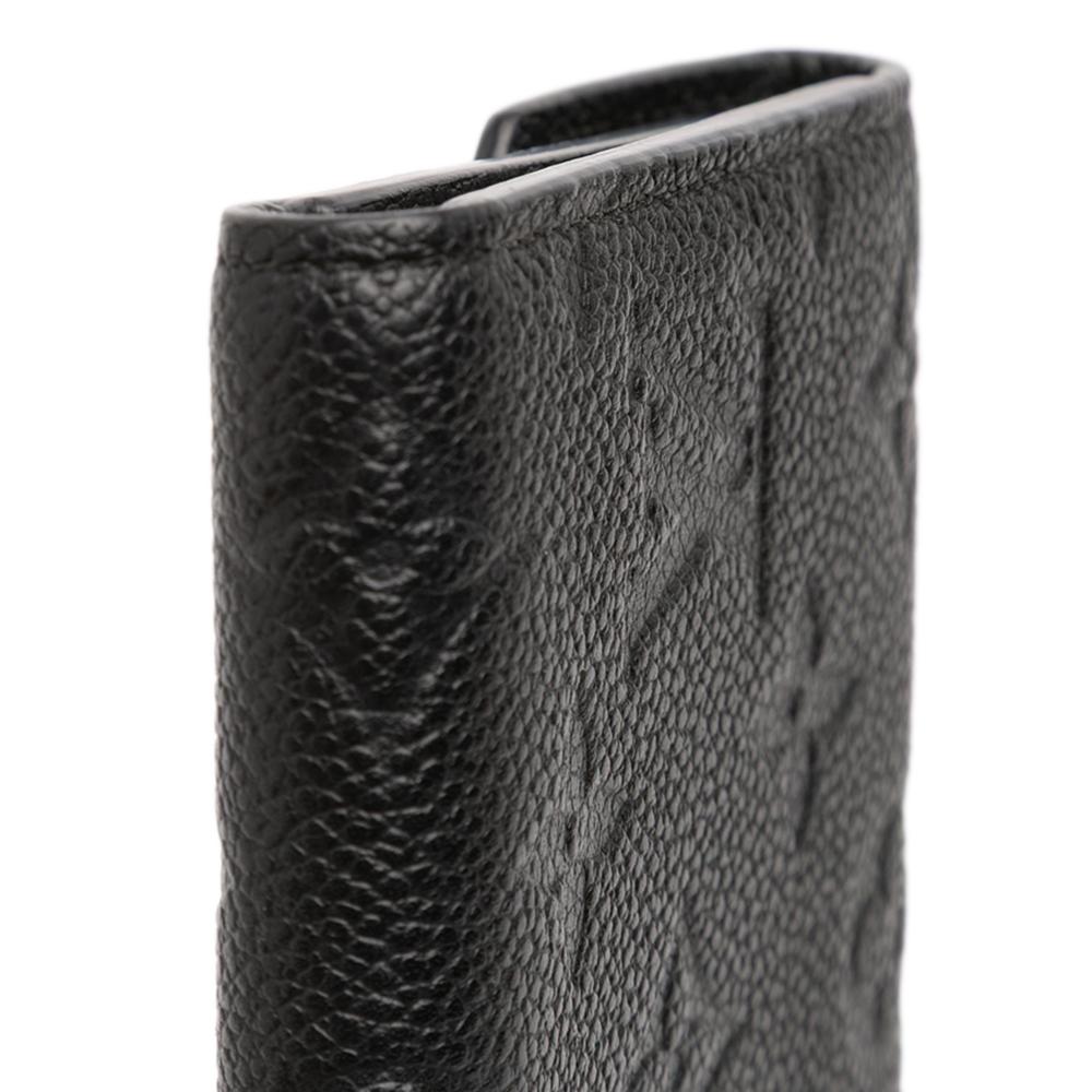 Louis Vuitton B Louis Vuitton Black Monogram Empreinte Leather Victorine Wallet France