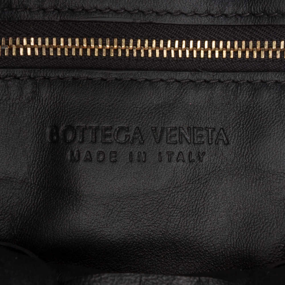 Bottega Veneta Padded Cassette Leather Crossbody Black