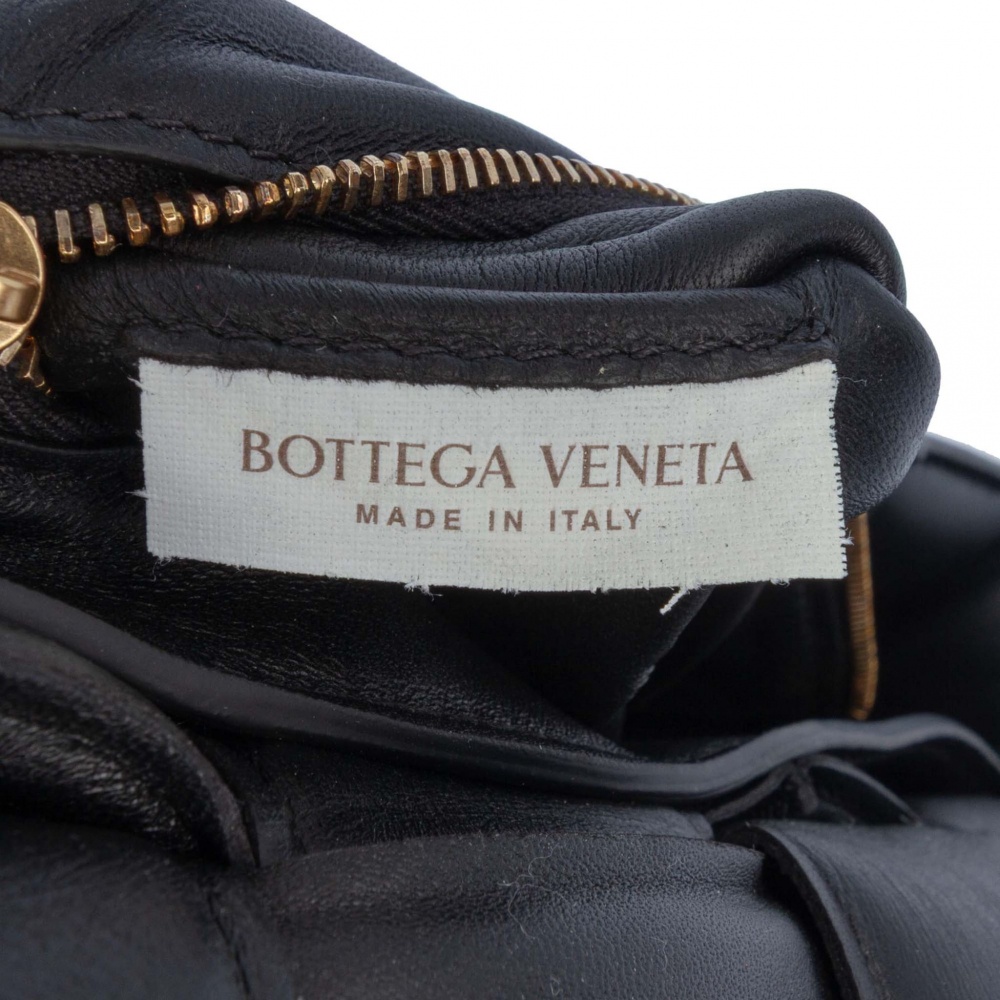 Bottega Veneta Padded Cassette Leather Crossbody Black