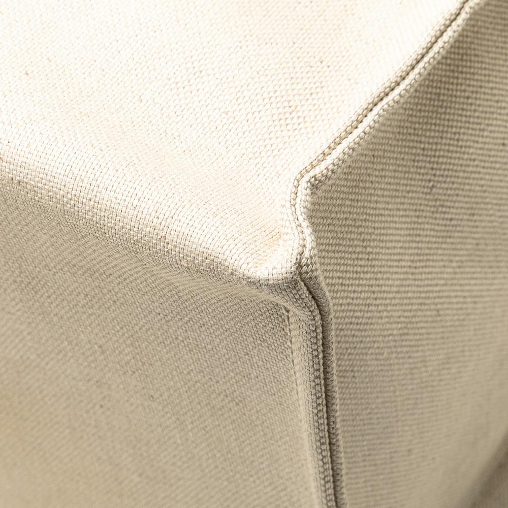 Gucci AB Gucci Brown Beige Canvas Fabric Large Logo Tote Italy