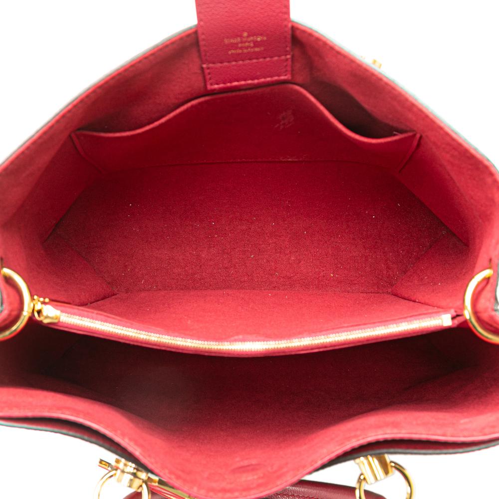 Louis Vuitton B Louis Vuitton Brown with Red Damier Canvas Canvas Damier Ebene Riverside France