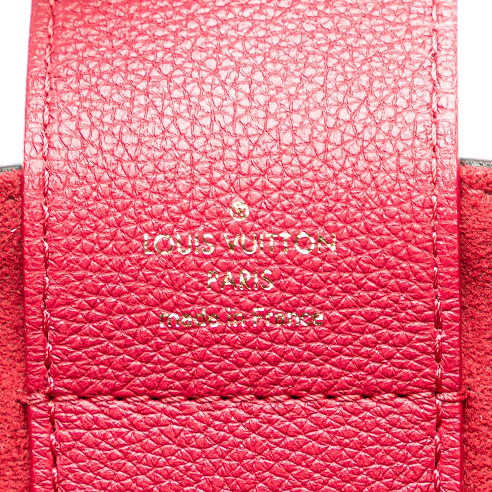 Louis Vuitton B Louis Vuitton Brown with Red Damier Canvas Canvas Damier Ebene Riverside France