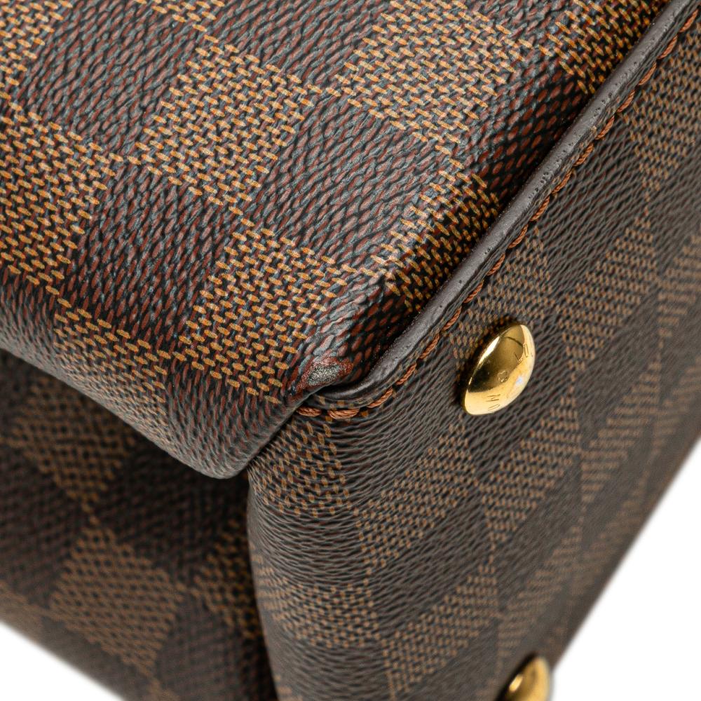 Louis Vuitton B Louis Vuitton Brown with Red Damier Canvas Canvas Damier Ebene Riverside France