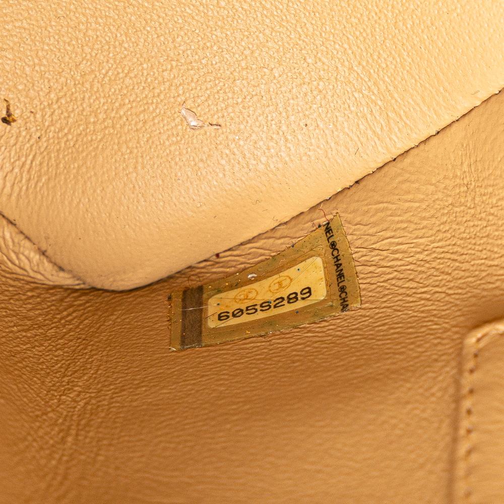 Chanel B Chanel Brown Beige Caviar Leather Leather Caviar Medallion Tote France