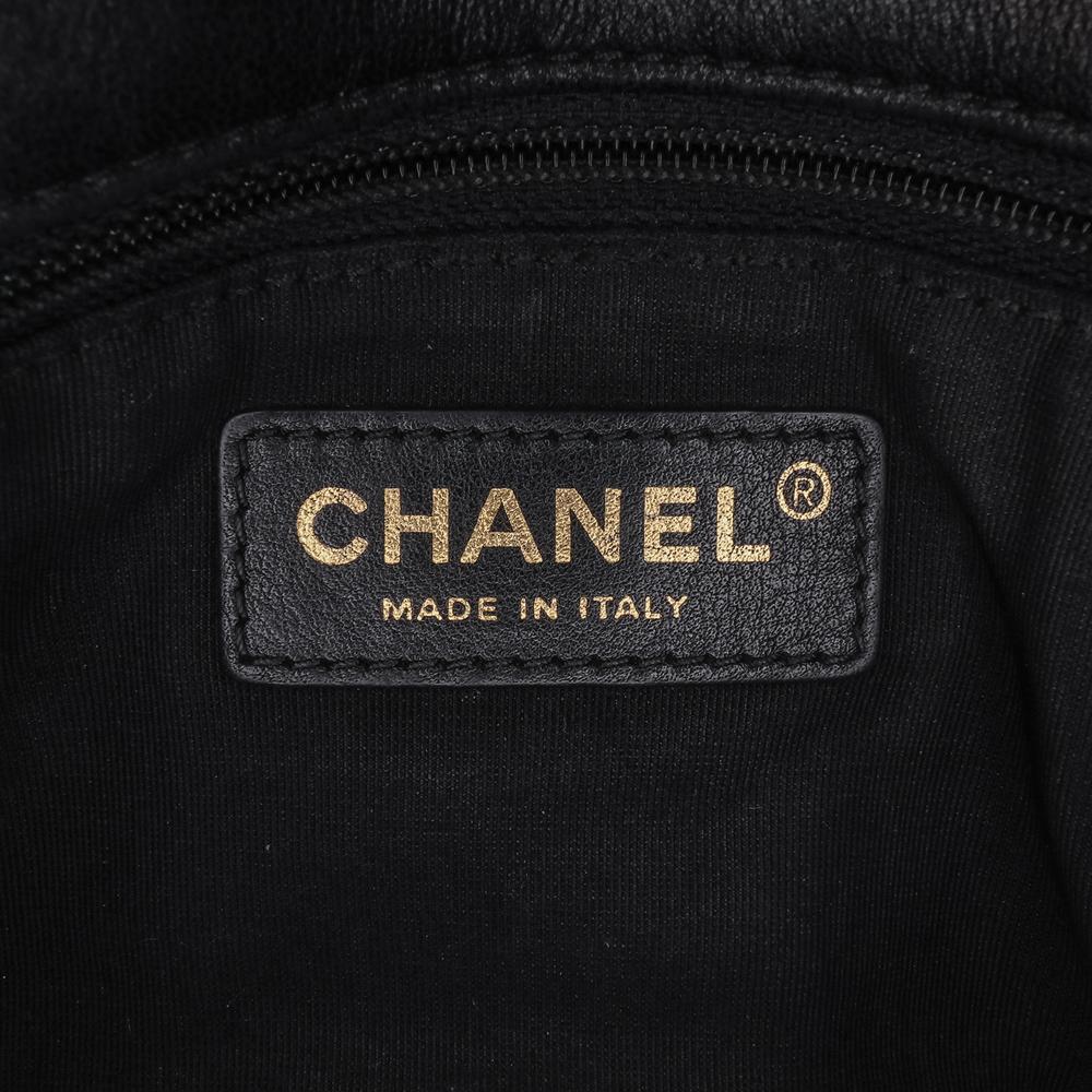 Chanel B Chanel Black Lambskin Leather Leather Mini Rectangular Chevron Lambskin Chain Around Flap Italy