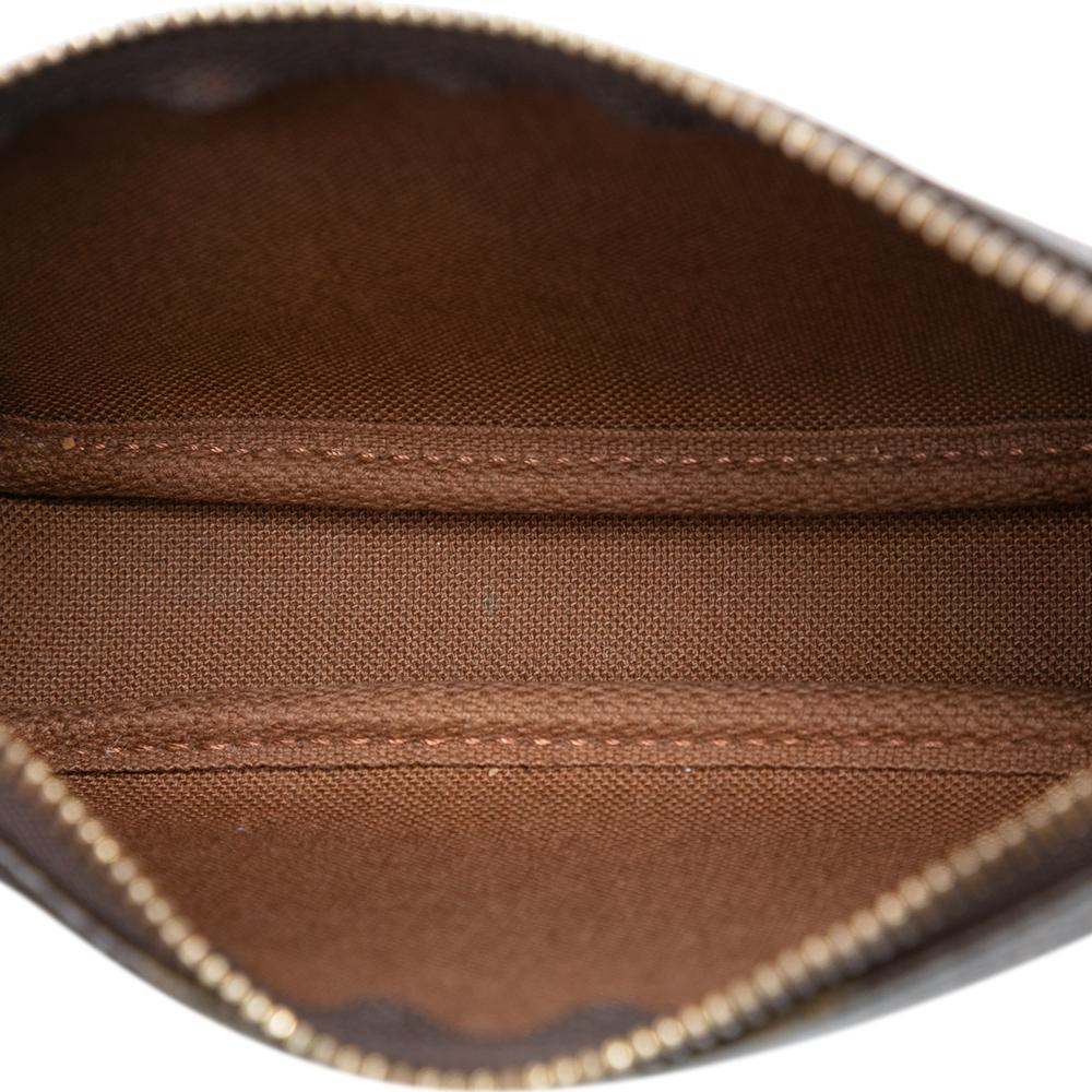 Louis Vuitton B Louis Vuitton Brown Monogram Canvas Fabric Monogram Mini Pochette Accessoires Spain
