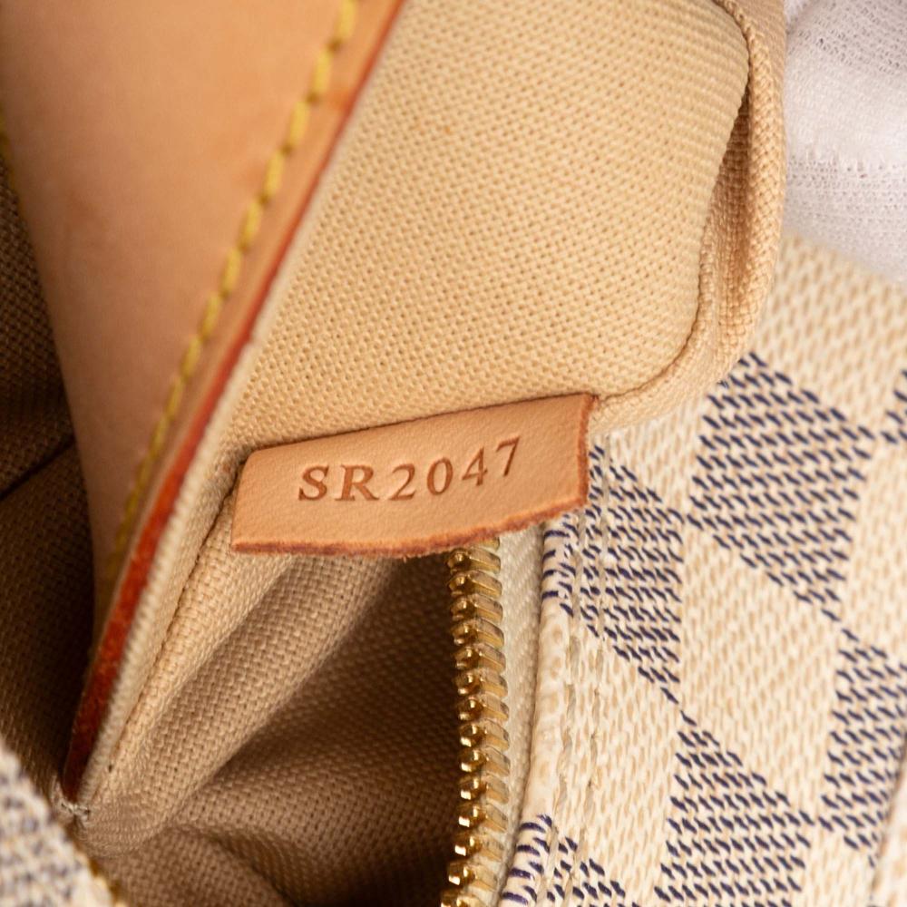 Louis Vuitton B Louis Vuitton White Damier Canvas Fabric Damier Azur Naviglio France