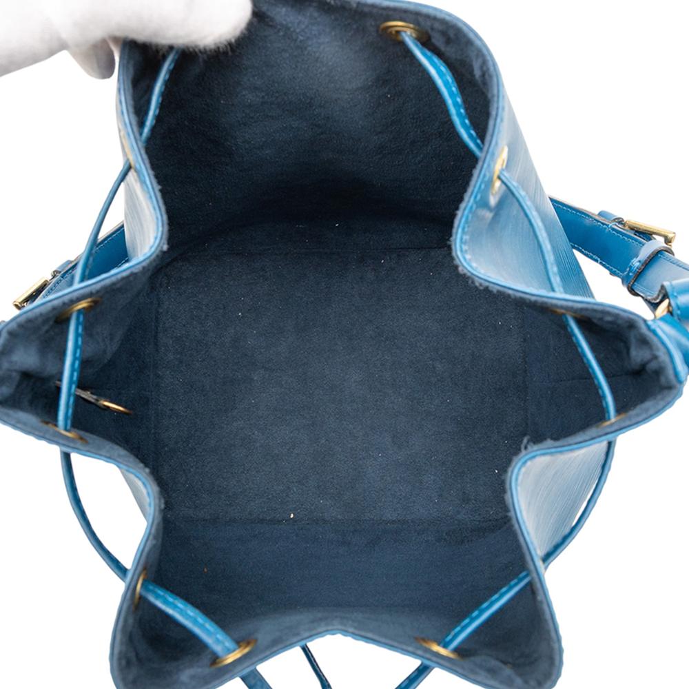 Louis Vuitton B Louis Vuitton Blue Epi Leather Leather Epi Petit Noe France